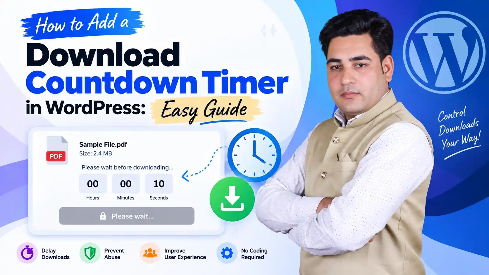 How to Add a Download Countdown Timer in WordPress: Easy Guide