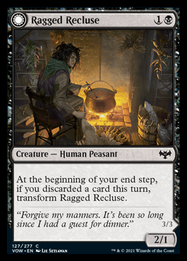 Ragged Recluse // Odius Witch