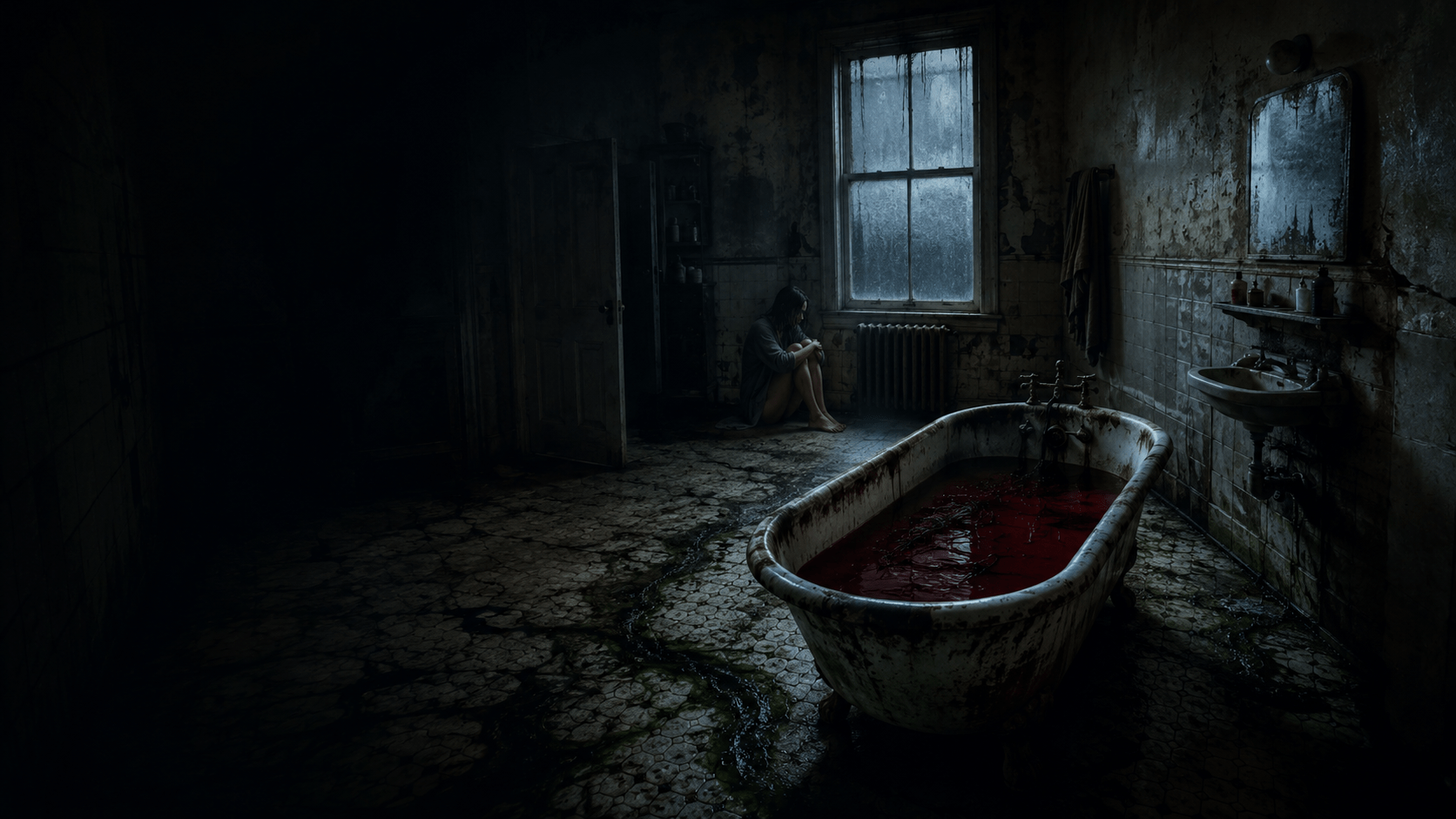 The Sludge Beneath the Blood in the Bathtub | Horror Story by Matthew Tonks
