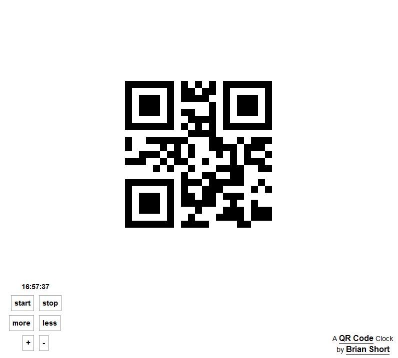 Clock Camera Qr Code QRCode Clock – Mediated Toynbee