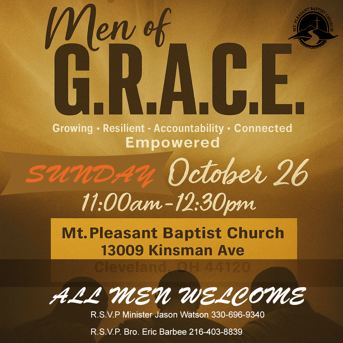 Men of G.R.A.C.E event flyer
