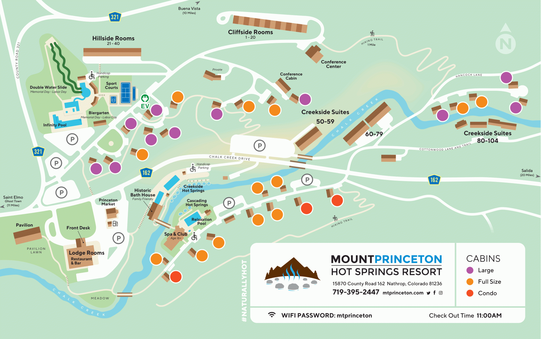 Colorado Hot Springs Resorts Map Piste J2SKI Resort Scaled.