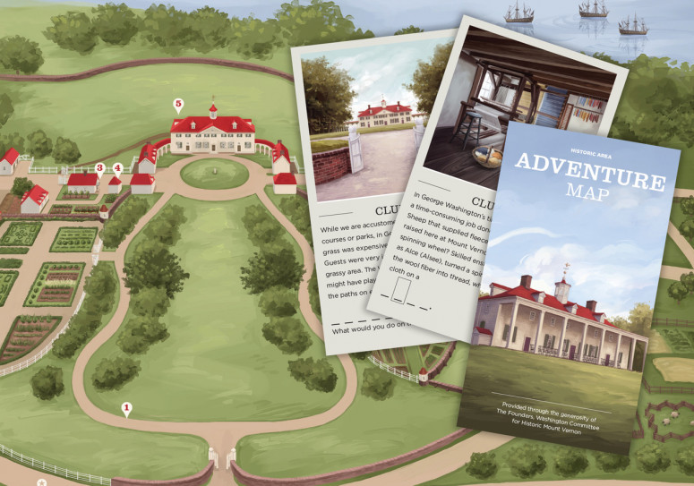 Adventure Map George Washington S Mount Vernon Large Mv Web Adv Map 