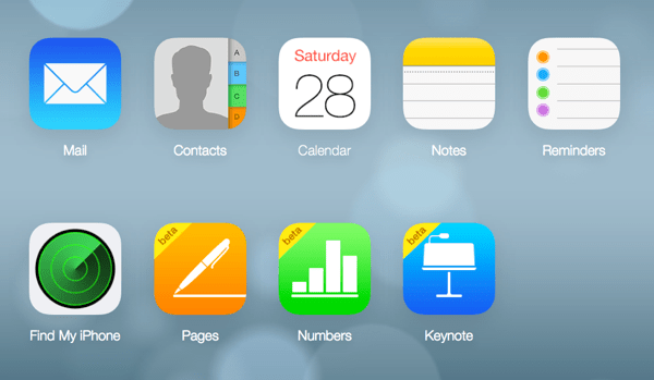 iCloud Web Image