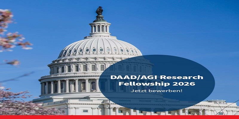 DAAD/AGI Research Fellowship 2026: Apply to Conduct Transatlantic Research in Washington, DC (Deadline: 5 September, 2025)