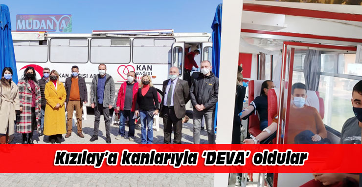 Kan hizmetleri alanında önemli faaliyetler yürüten Türk Kızılayı’na Bursa’da DEVA
