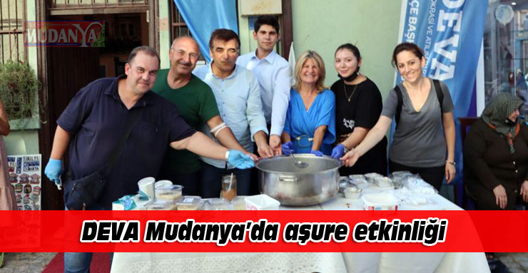 DEVA Partisi Mudanya İlçe Başkanlığı tarafından organize edilen “Aşure Etkinliği”,