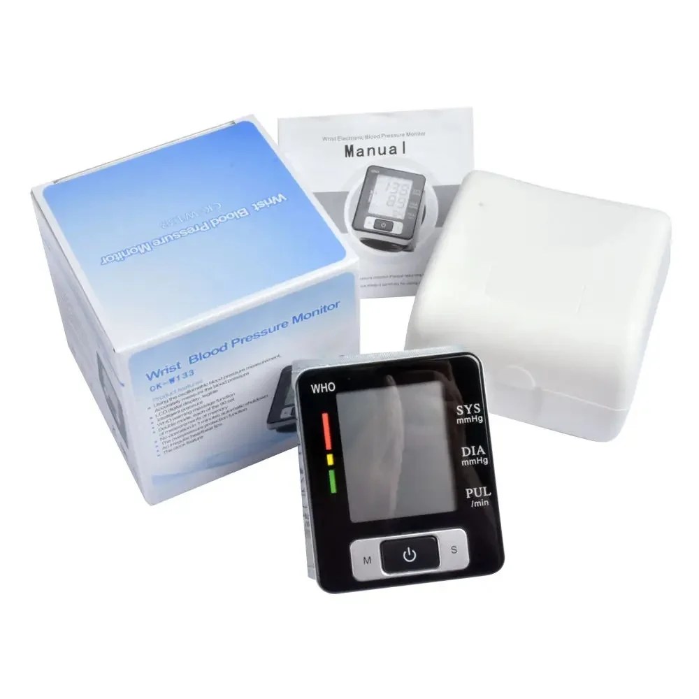 High-Accuracy Medical Blood Pressure Monitor | Digital Wrist Cuff Sphygmomanometer for Precise BP Tracking