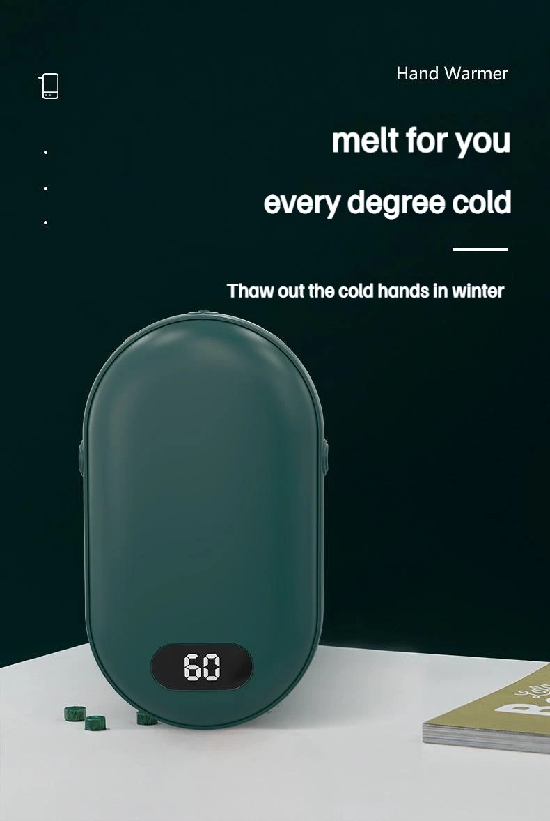 Compact Hand Warmer & Power Bank ‚Äì 2-in-1 USB Rechargeable Winter Essential