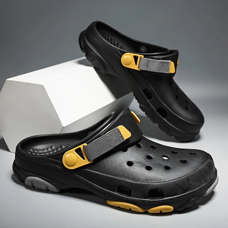 S12f5e7aaaf1a4a68a29d5d3b2fa7b10dG-4.webp Classic Summer Men’s Sandals | White Comfortable Women’s Clogs | Beach Shoes | Sandals Slip-on Outdoor Sneakers