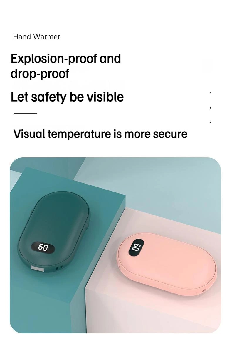 Compact Hand Warmer & Power Bank ‚Äì 2-in-1 USB Rechargeable Winter Essential