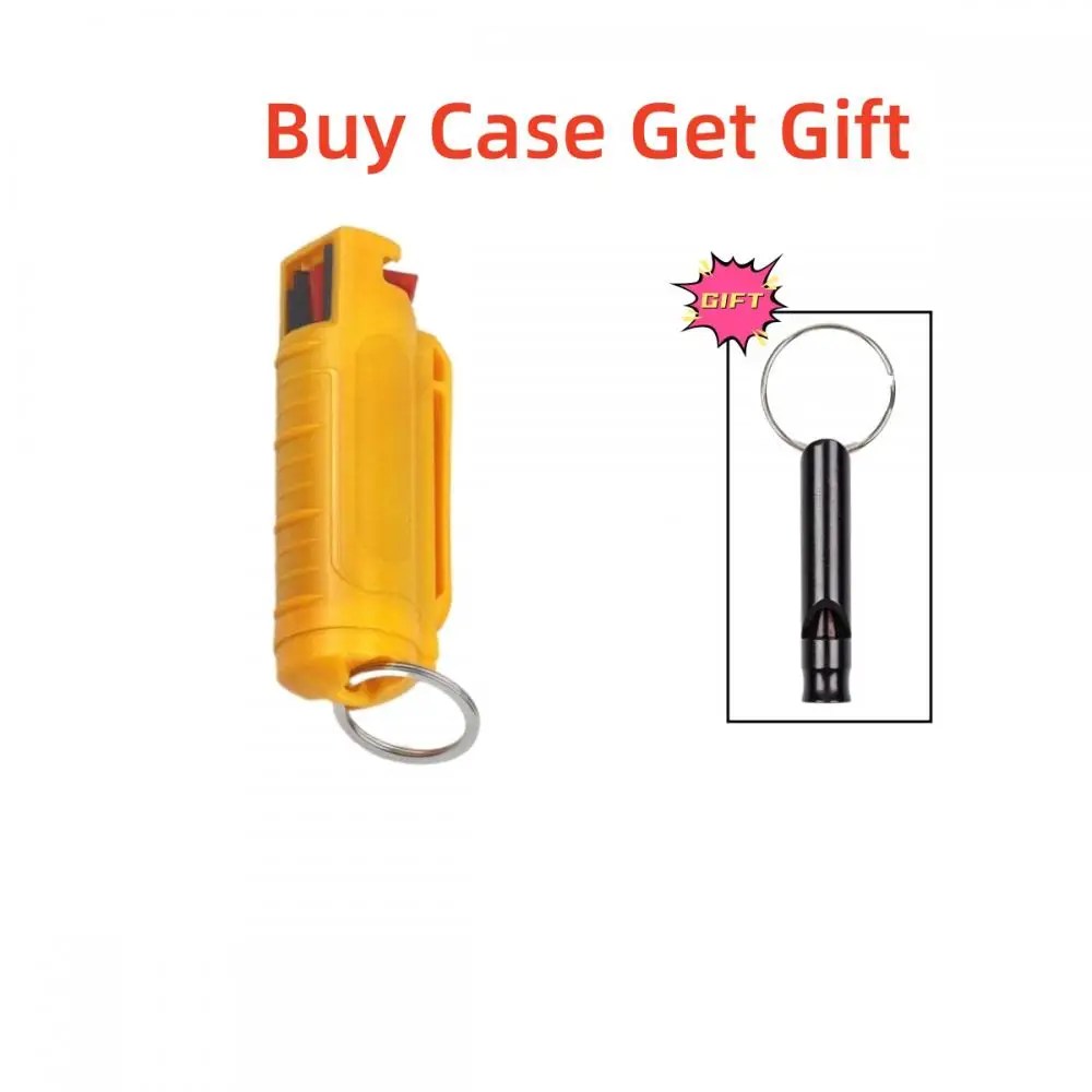 Self-Defense Pepper Spray (20ml) – Compact Plastic Case with Key Ring for Women