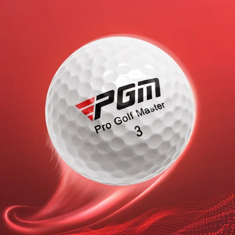 PGM Golf Ball Q002 – 3-Layer High Elasticity Rubber Ball with Superior Backspin