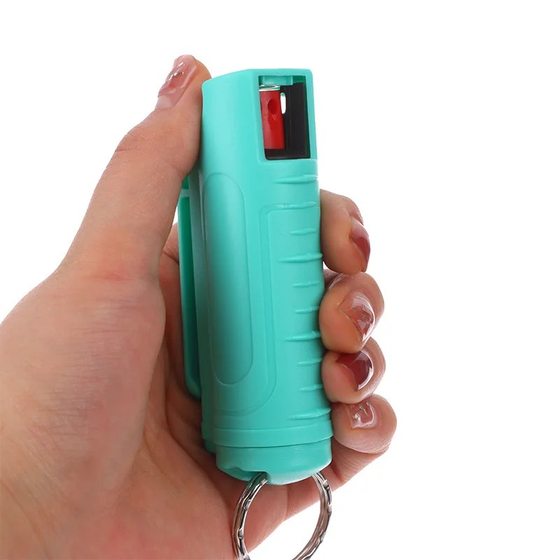 Self-Defense Pepper Spray (20ml) – Compact Plastic Case with Key Ring for Women