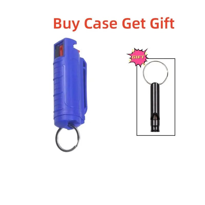Self-Defense Pepper Spray (20ml) – Compact Plastic Case with Key Ring for Women