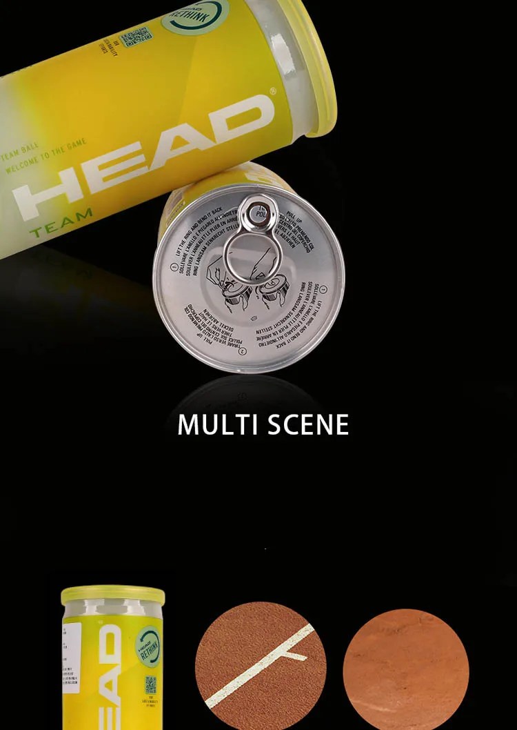 HEAD Professional Tennis 4B Team Tour X Training Balls – High Elasticity & Durable 3B Pro Match Balls