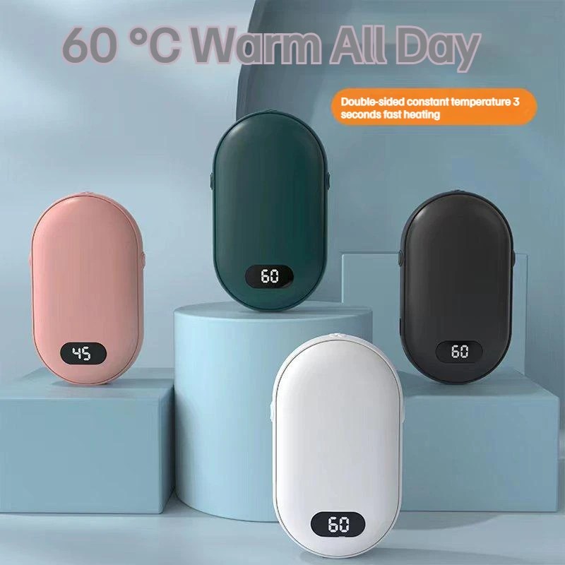 Compact Hand Warmer & Power Bank ‚Äì 2-in-1 USB Rechargeable Winter Essential