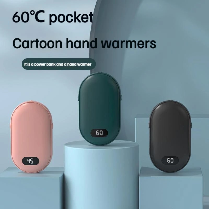 Compact Hand Warmer & Power Bank ‚Äì 2-in-1 USB Rechargeable Winter Essential