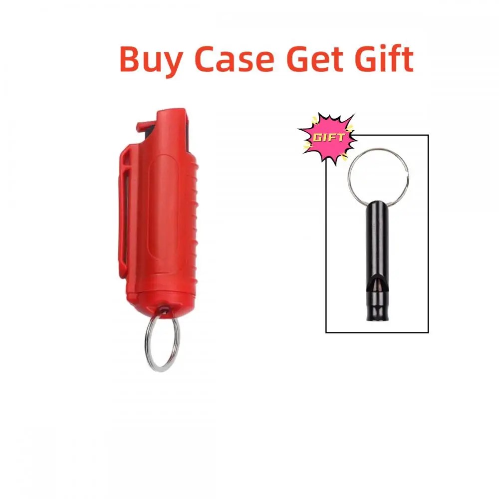 Self-Defense Pepper Spray (20ml) – Compact Plastic Case with Key Ring for Women
