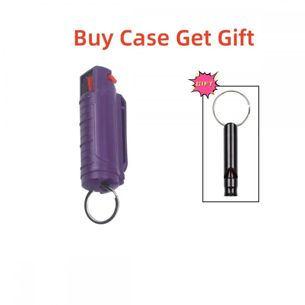 Self-Defense Pepper Spray (20ml) – Compact Plastic Case with Key Ring for Women