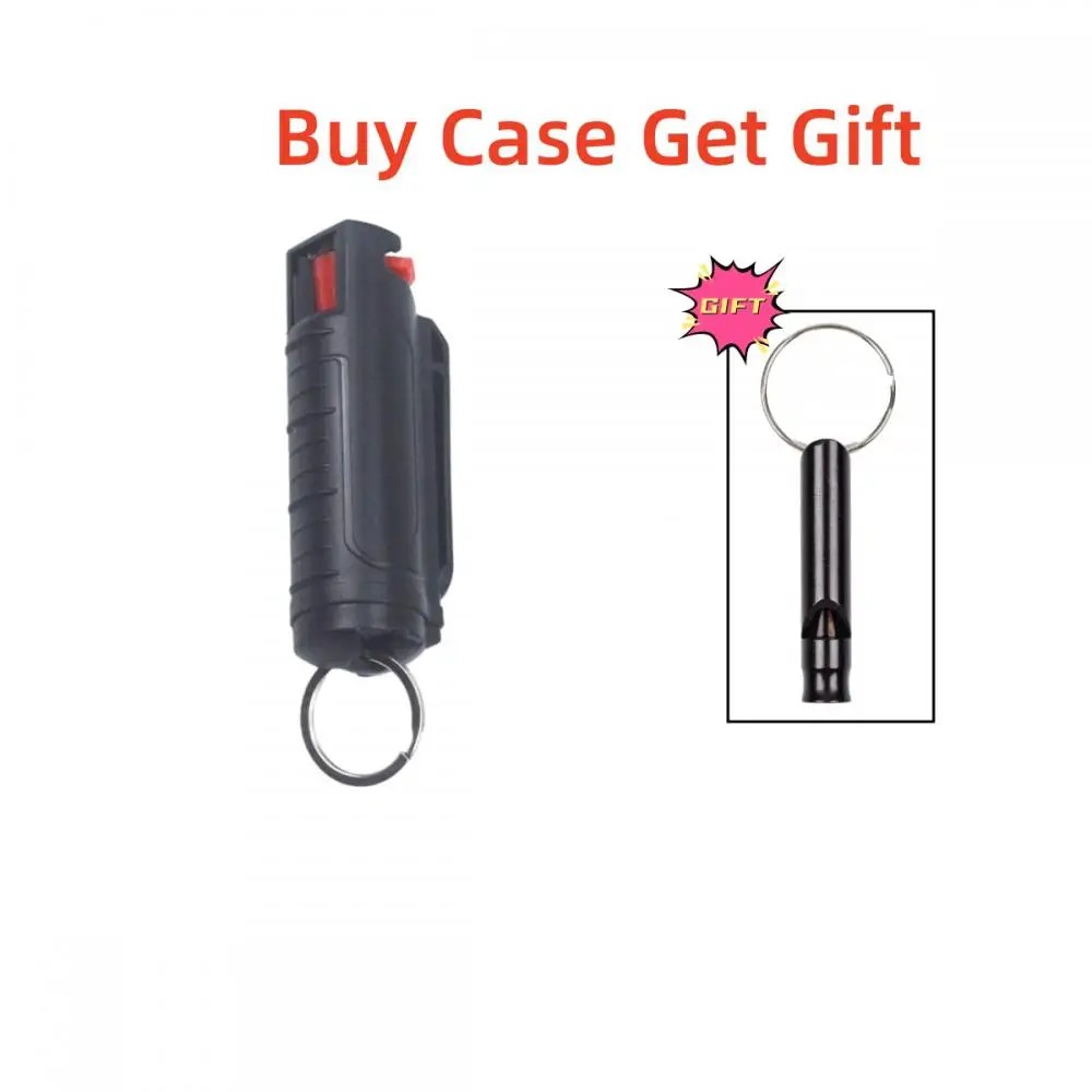 Self-Defense Pepper Spray (20ml) – Compact Plastic Case with Key Ring for Women