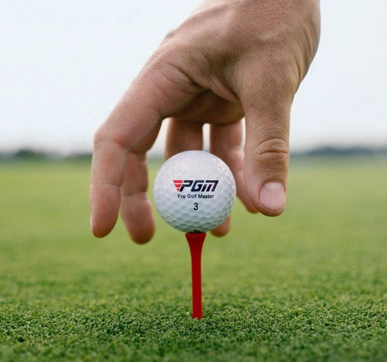 PGM Golf Ball Q002 – 3-Layer High Elasticity Rubber Ball with Superior Backspin