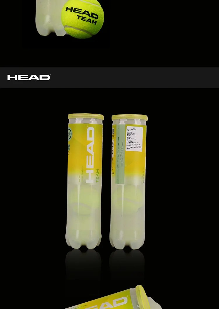 HEAD Professional Tennis 4B Team Tour X Training Balls – High Elasticity & Durable 3B Pro Match Balls