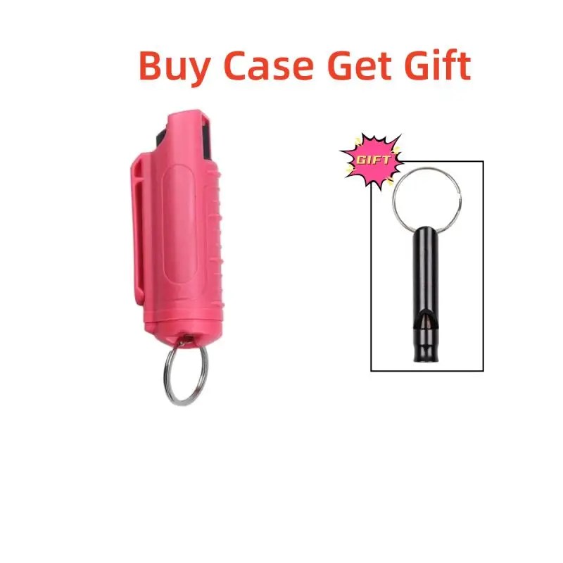 Self-Defense Pepper Spray (20ml) – Compact Plastic Case with Key Ring for Women