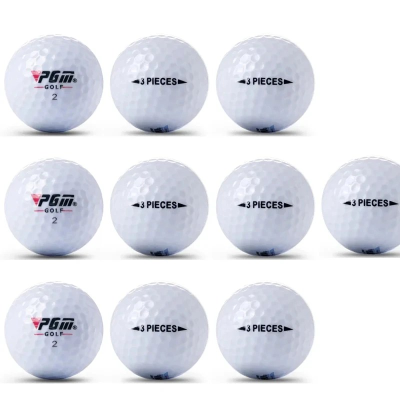 PGM Golf Ball Q002 – 3-Layer High Elasticity Rubber Ball with Superior Backspin