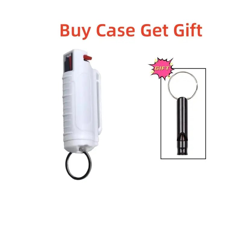 Self-Defense Pepper Spray (20ml) – Compact Plastic Case with Key Ring for Women
