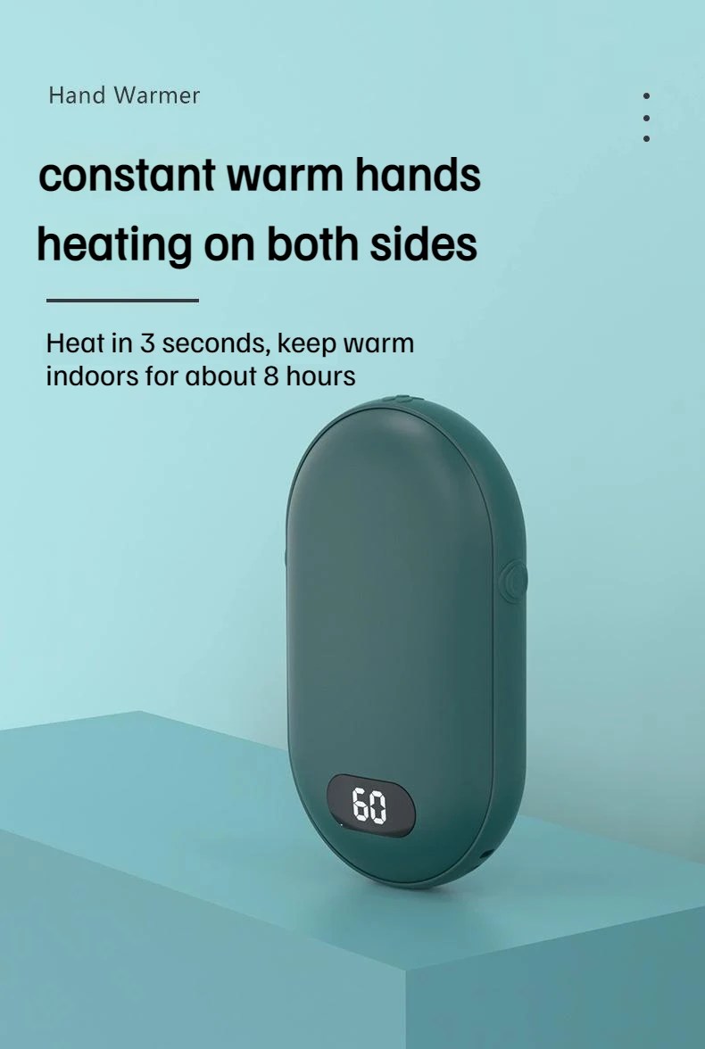 Compact Hand Warmer & Power Bank ‚Äì 2-in-1 USB Rechargeable Winter Essential