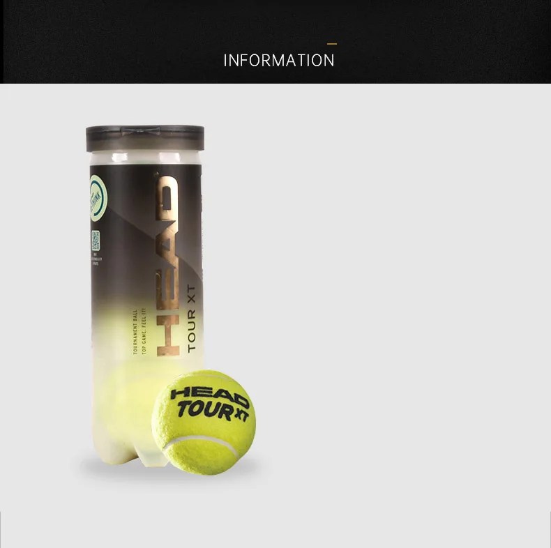 HEAD Professional Tennis 4B Team Tour X Training Balls – High Elasticity & Durable 3B Pro Match Balls