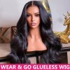 Wear & Go Glueless Brazilian Body Wave 13x6 HD Lace Wig ‚Äì Pre-Plucked, Ready-to-Wear Human Hair for Effortless Style