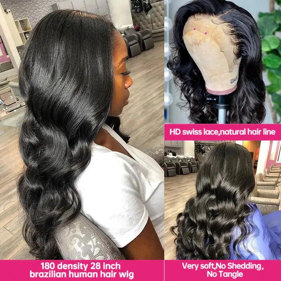 Wear & Go Glueless Brazilian Body Wave 13x6 HD Lace Wig ‚Äì Pre-Plucked, Ready-to-Wear Human Hair for Effortless Style