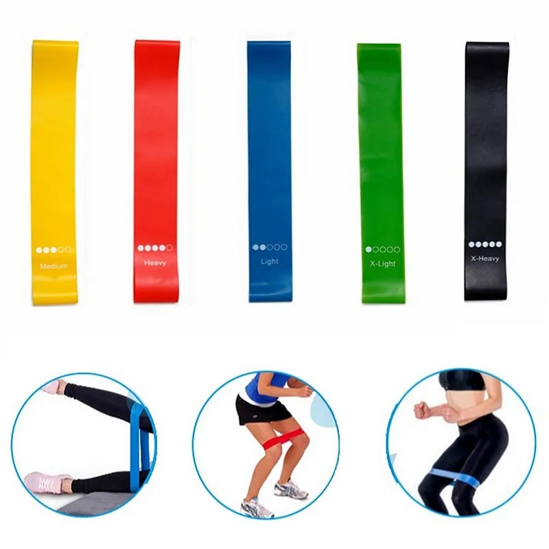 Yoga and Exercise Resistance Bands Set ‚Äì 5 Durable Bands for Strength, Flexibility, and Fitness Training