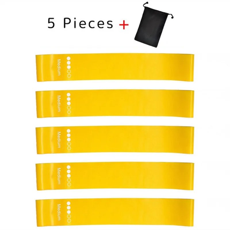 Yoga and Exercise Resistance Bands Set ‚Äì 5 Durable Bands for Strength, Flexibility, and Fitness Training