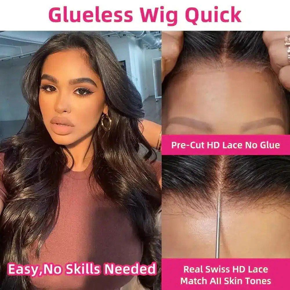Wear & Go Glueless Brazilian Body Wave 13x6 HD Lace Wig ‚Äì Pre-Plucked, Ready-to-Wear Human Hair for Effortless Style