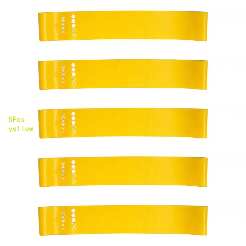 Yoga and Exercise Resistance Bands Set ‚Äì 5 Durable Bands for Strength, Flexibility, and Fitness Training