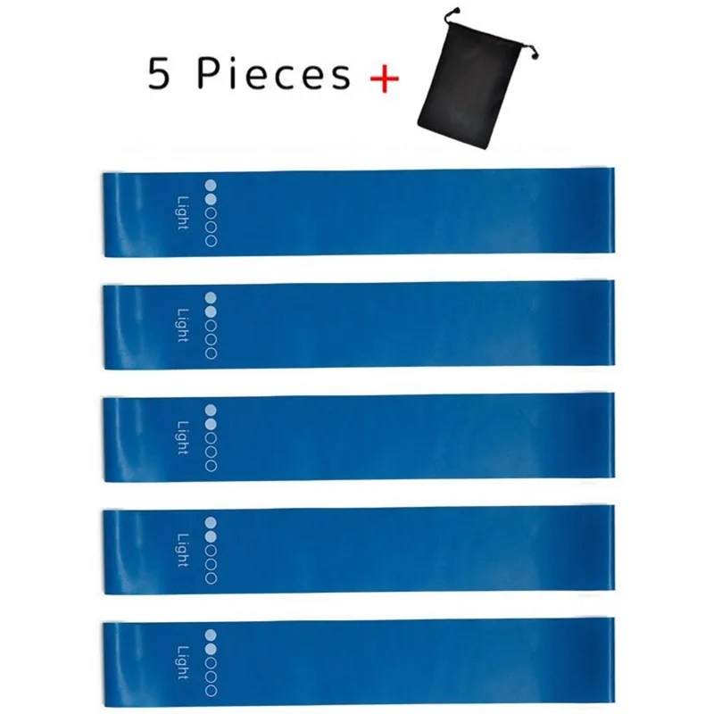 Yoga and Exercise Resistance Bands Set ‚Äì 5 Durable Bands for Strength, Flexibility, and Fitness Training