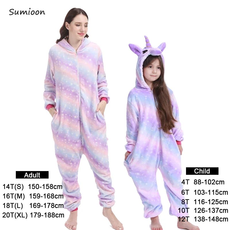 Kigurumi Unicorn & Animal Pajamas for Kids | Warm Winter Onesies & Sleepwear