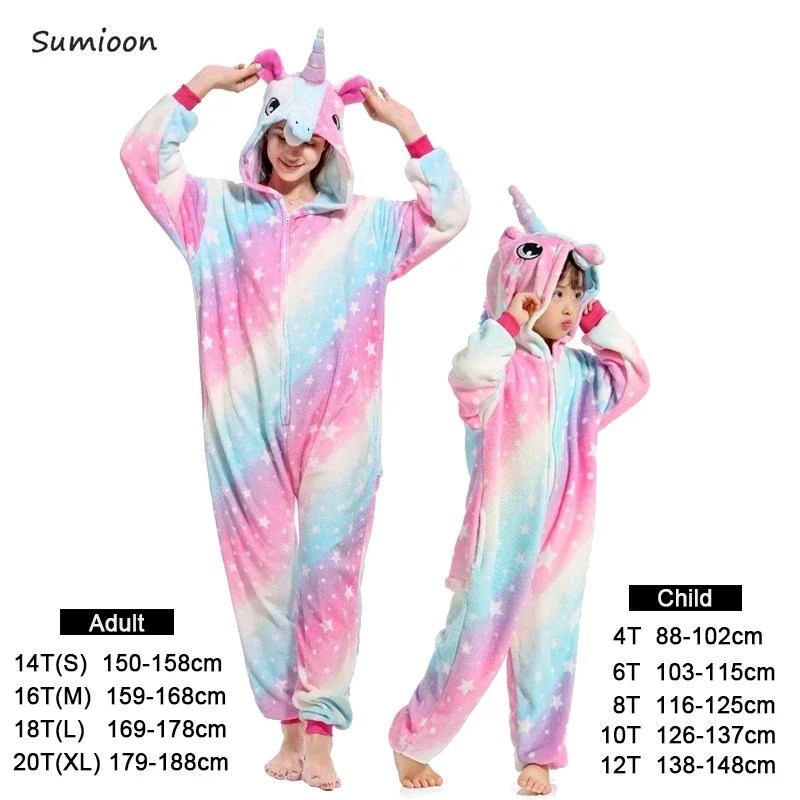 Kigurumi Unicorn & Animal Pajamas for Kids | Warm Winter Onesies & Sleepwear