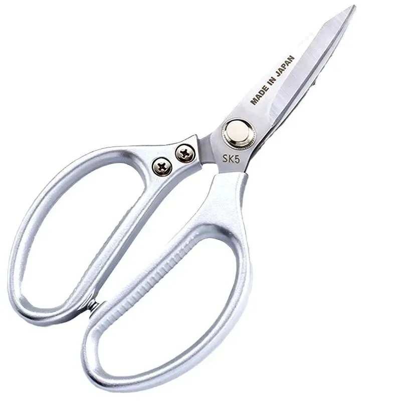 Professional 8.5-Inch Stainless Steel Kitchen Scissors ‚Äì Aluminum Alloy Handle, Ideal for Cutting Chicken Bones, Meat, and Fish