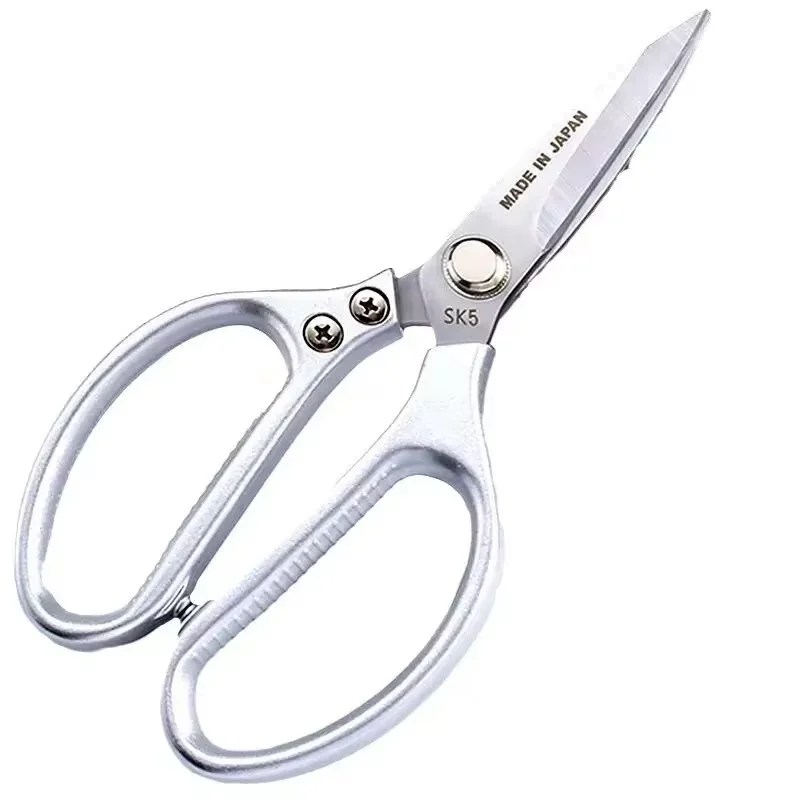 Professional 8.5-Inch Stainless Steel Kitchen Scissors ‚Äì Aluminum Alloy Handle, Ideal for Cutting Chicken Bones, Meat, and Fish