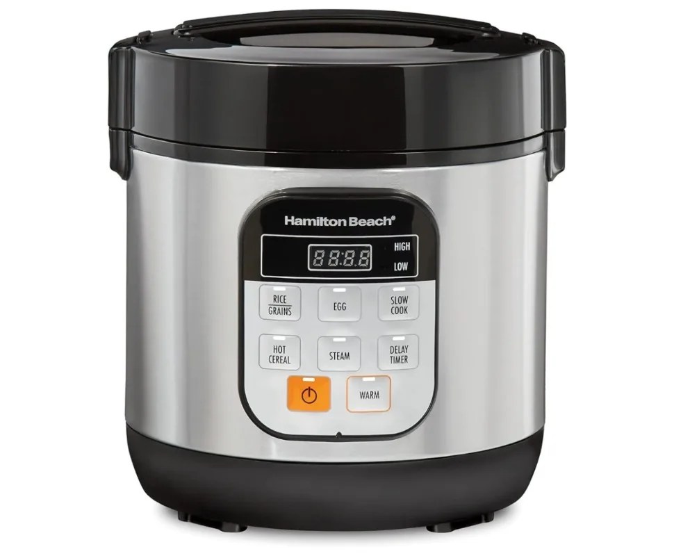 Digital Programmable Rice Cooker & Food Steamer ‚Äì 6-Cup Capacity with Slow Cook & Egg Functions
