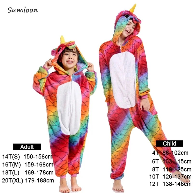 Kigurumi Unicorn & Animal Pajamas for Kids | Warm Winter Onesies & Sleepwear
