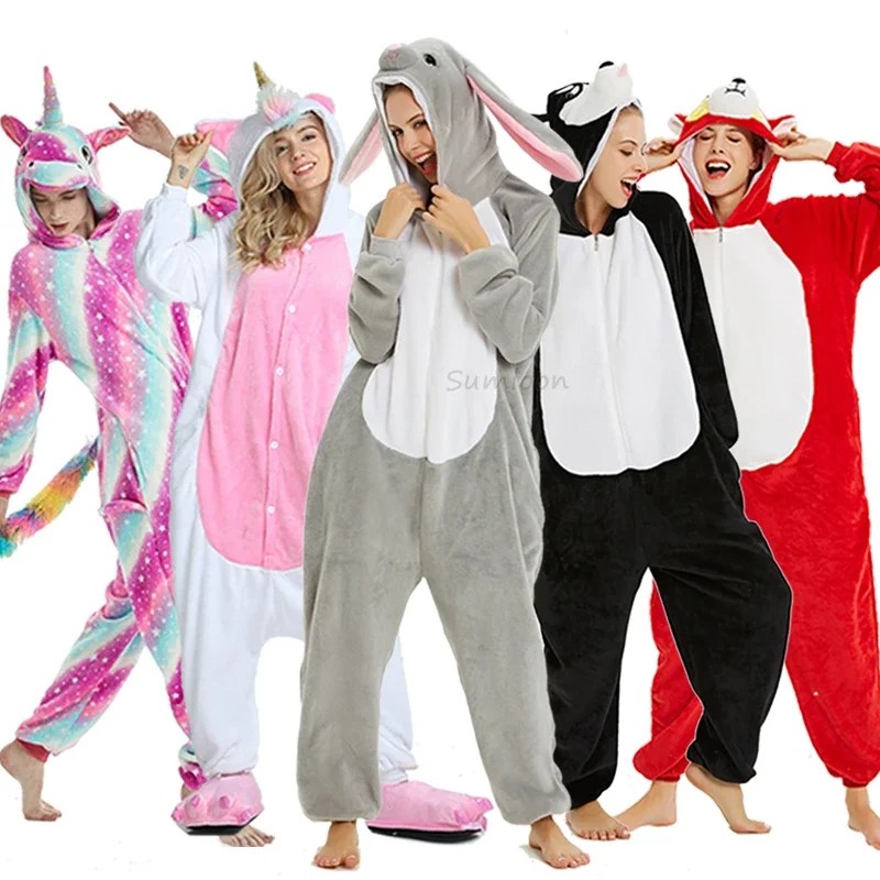 Kigurumi Unicorn Pajamas ‚Äì Kids‚Äô Animal Onesies for Boys & Girls, Warm Winter Homewear