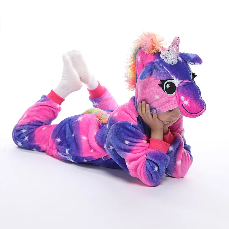 Kigurumi Children‚Äôs Animal Pajamas | Unicorn, Panda, Cat Winter Flannel Pajamas