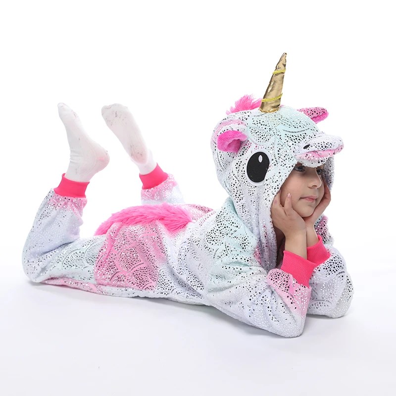 Kigurumi Children‚Äôs Animal Pajamas | Unicorn, Panda, Cat Winter Flannel Pajamas