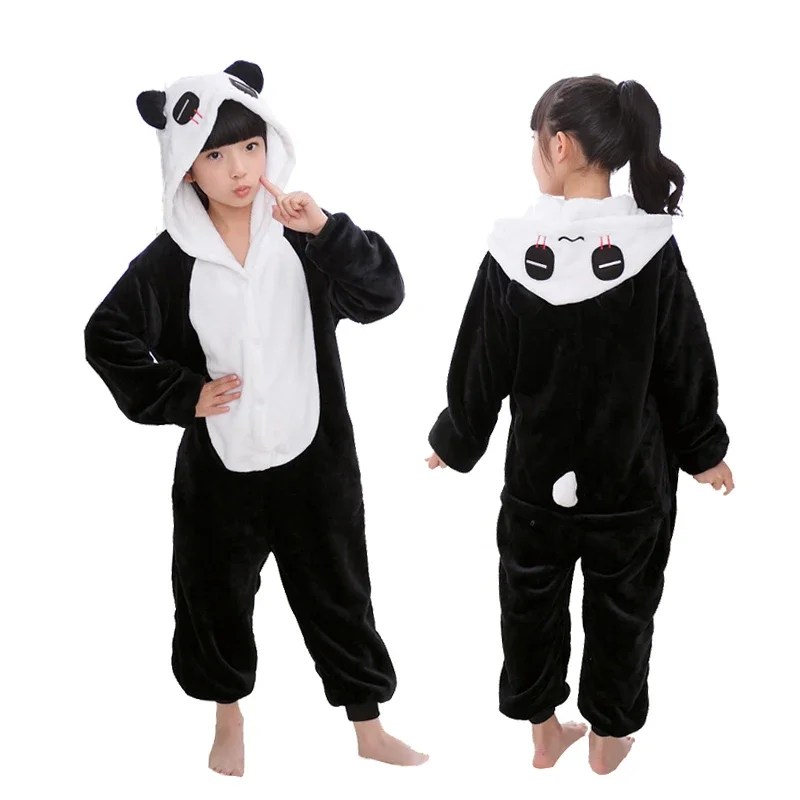 Kigurumi Children‚Äôs Animal Pajamas | Unicorn, Panda, Cat Winter Flannel Pajamas