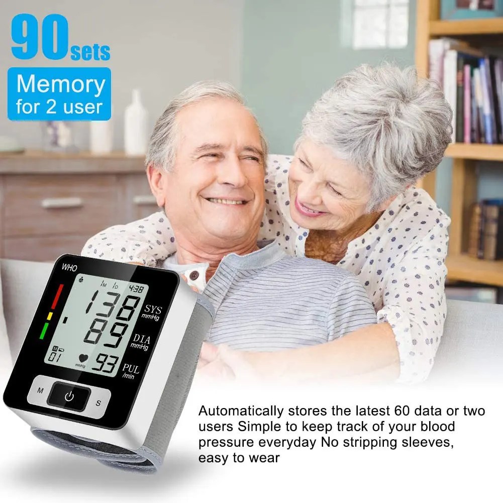 Digital Wrist Blood Pressure Monitor ‚Äì High-Accuracy Electronic Sphygmomanometer with Cuff